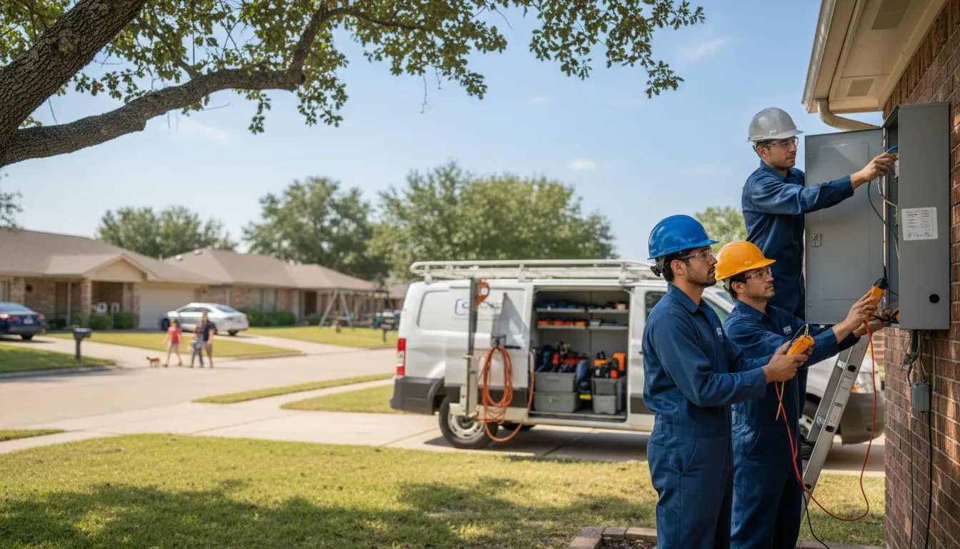 Certified electrician providing emergency electrical services in Saltillo, TN